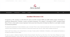 Desktop Screenshot of ancalima.com