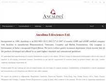 Tablet Screenshot of ancalima.com